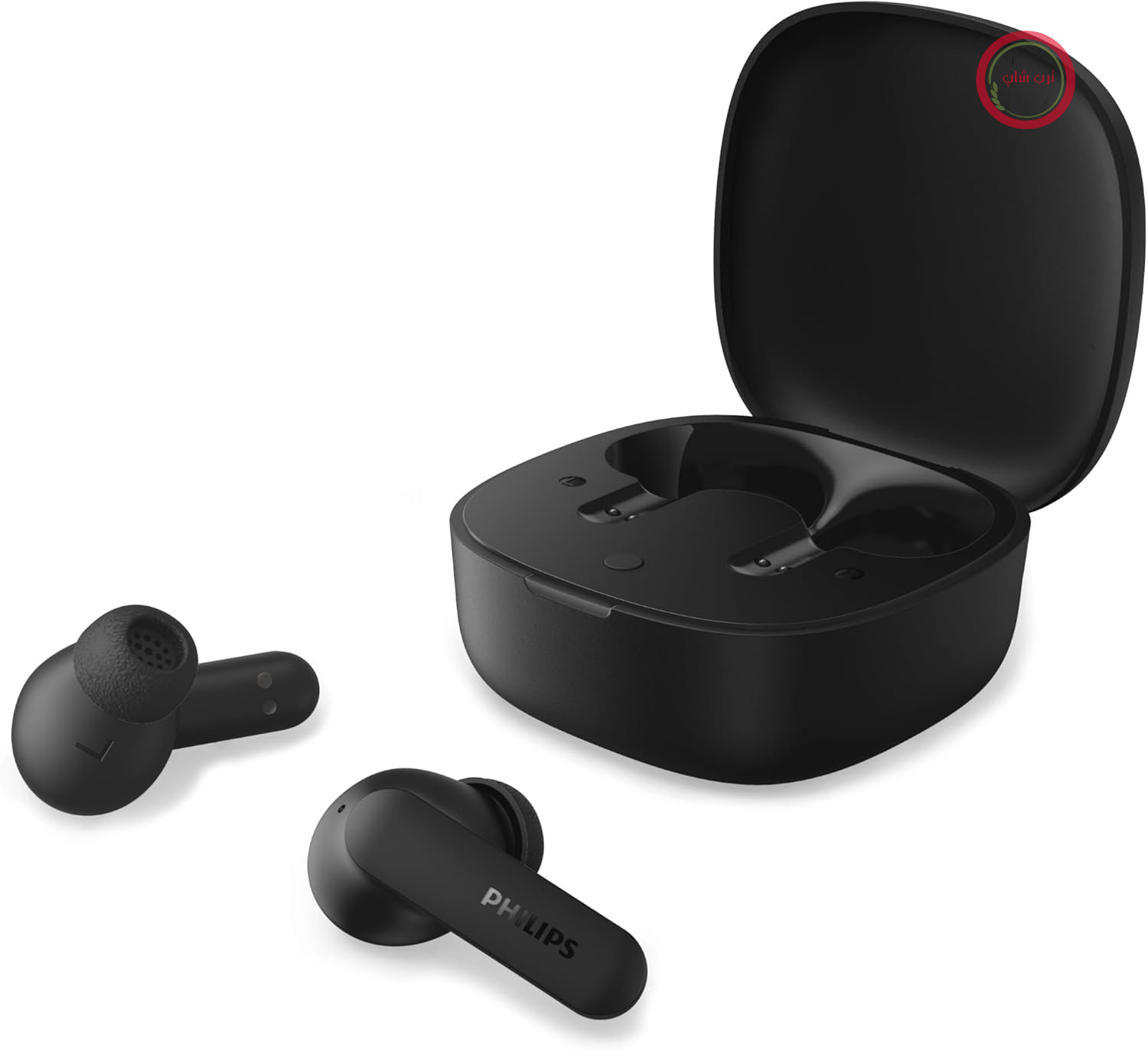 هدفون بی‌سیم فیلیپس TAT2200BK با قابلیت حذف نویز فعال، ۳۶ ساعت زمان پخش، هدفون SecureFit، ۴ میکروفون برای تماس‌های واضح، بلوتوث ۶.۰، IPX4، قاب جمع‌وجور، مشکی