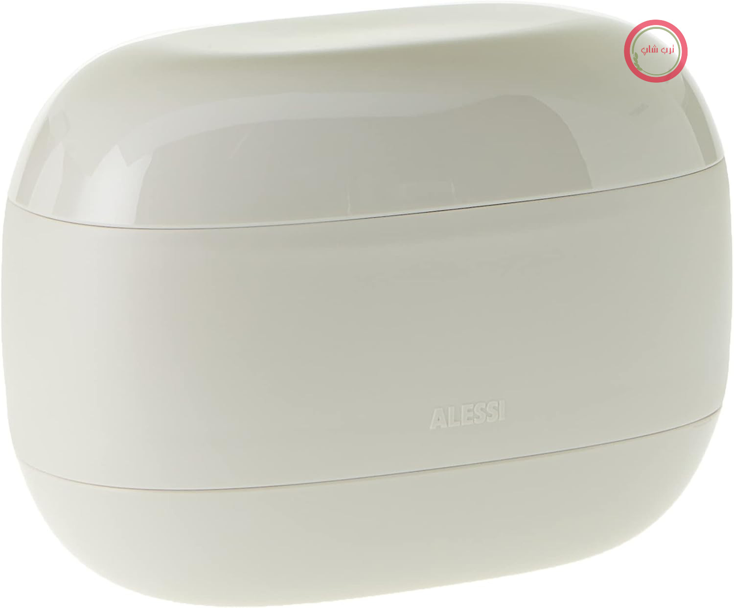 جعبه نان سه تکه Alessi Food à Porter | SA02 G ساخته شده از ترموپلاستیک، خاکستری، 10 سانتی متر