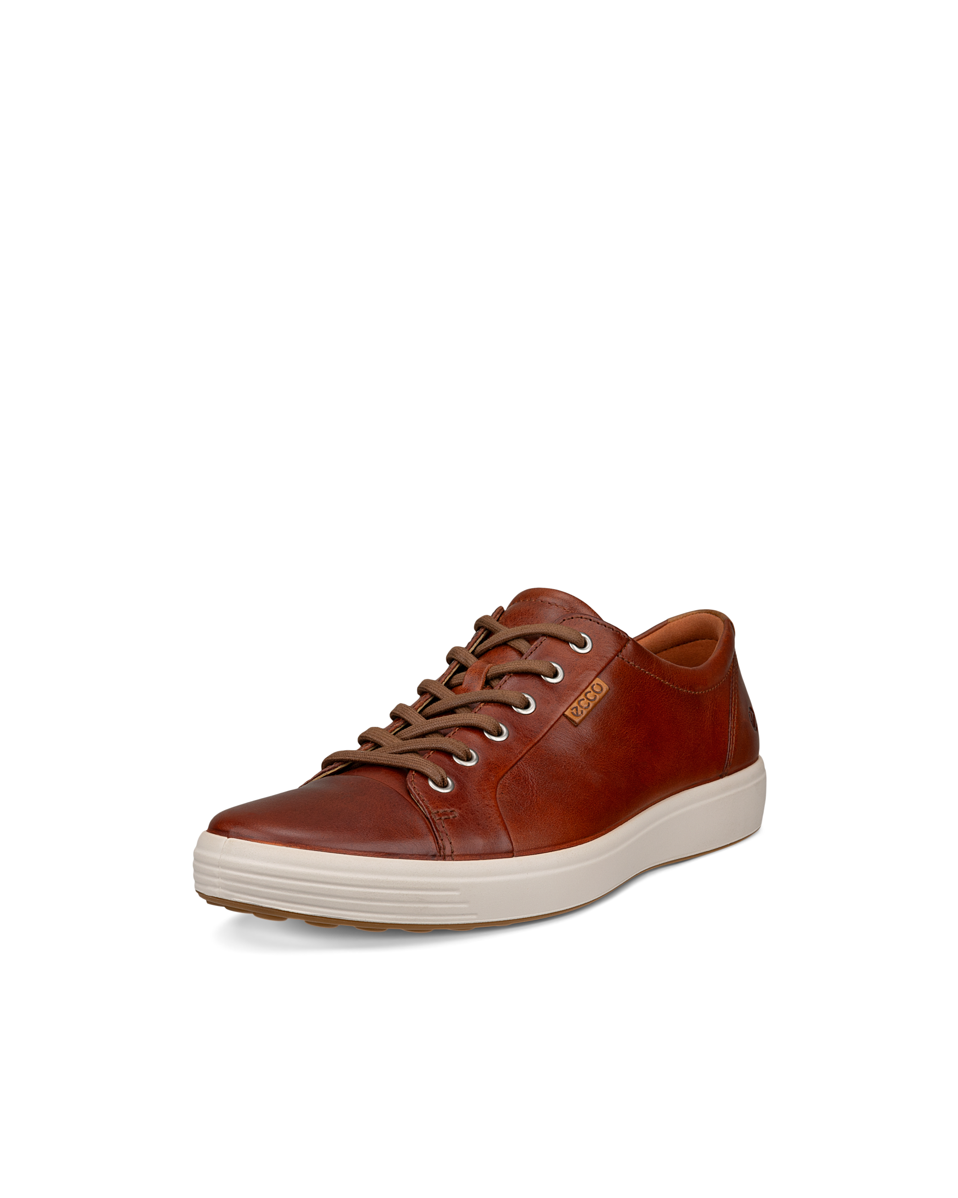 کفش اسپرت اکو دانمارک مردانه ECCO SOFT 7 - استایل کژوال راحت با چرم فول‑گرین رنگ قهوه ای