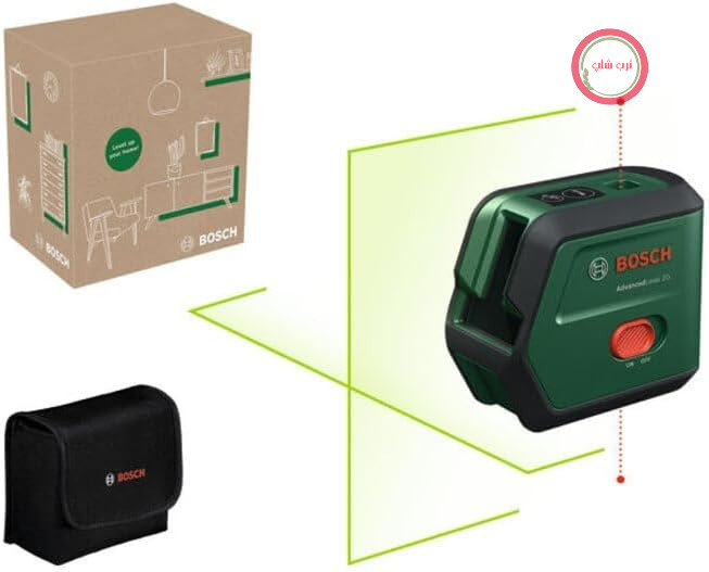تراز لیزری خط کشی پیشرفته بوش آلمان Bosch مدل AdvancedLevel 2G (لیزر تراز خودکار، لیزر سبز، باتری لیتیوم