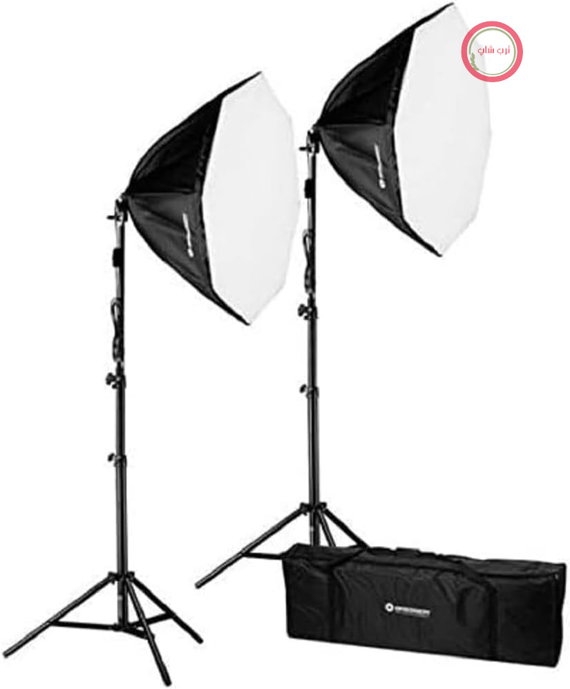 مجموعه سافت باکس LED نور روز BRESSER BR-2860، دو عدد 50 واتی
