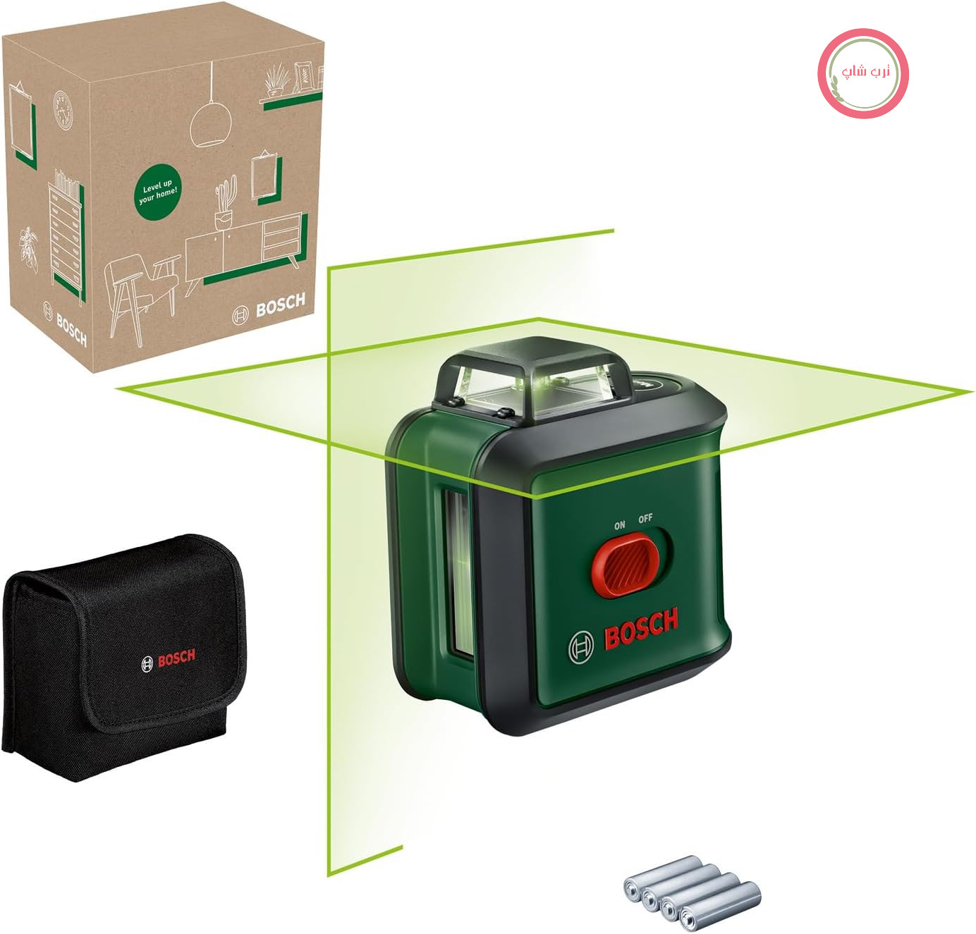 تراز لیزری خط‌کشی بوش آلمان Bosch مدل UniversalLevel 360