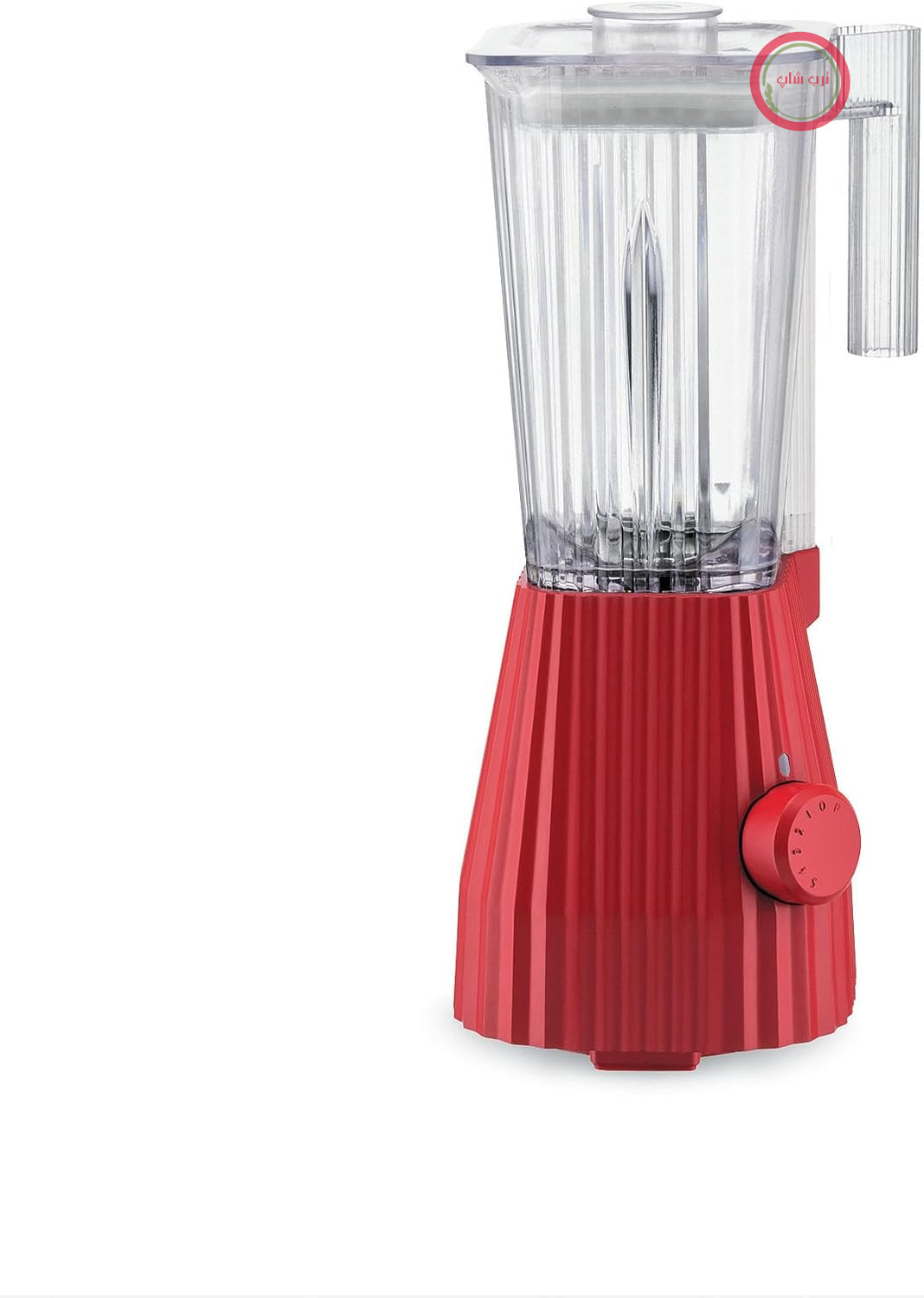 همزن ایستاده Alessi Plissé MDL09 R با پارچ چند طبقه، رزین ترموپلاستیک، دوشاخه اروپایی، 700 وات، 1.5 لیتر، قرمز