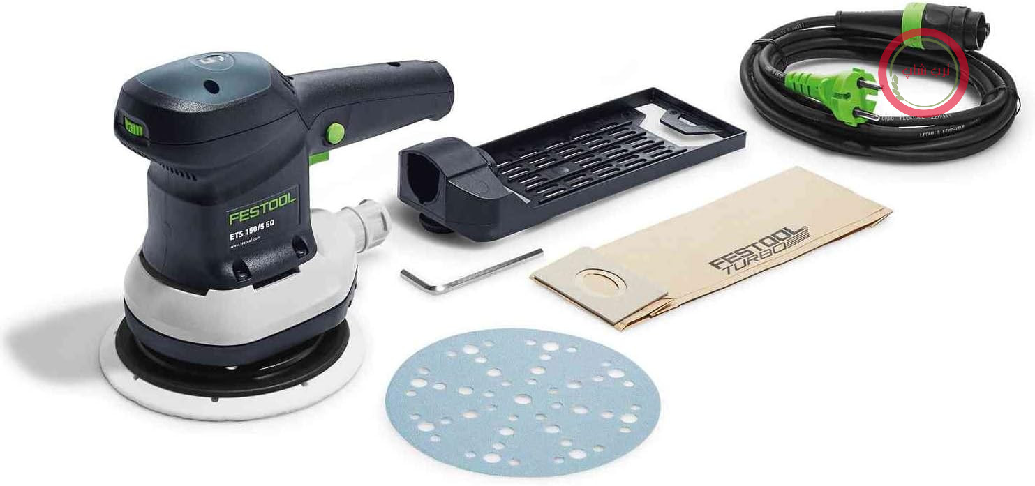 سنباده زن مداری تصادفی Festool ETS 150/5 EQ - 150 میلی متر، کورس 5 میلی متر