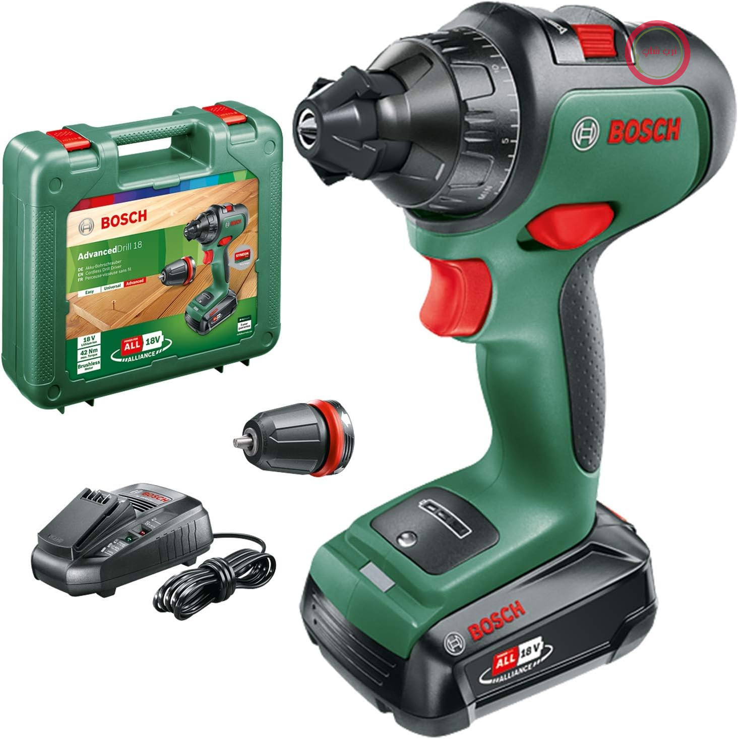 دریل پیچ گوشتی شارژی بوش آلمان Bosch مدل AdvancedDrill 18