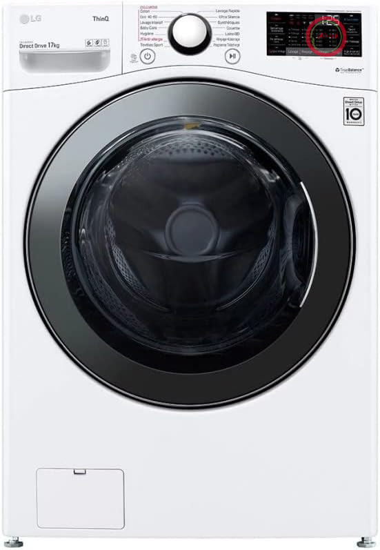 ماشین لباسشویی ال جی مدل WM-71P-12Whs ظرفیت 70 سانتی‌متر