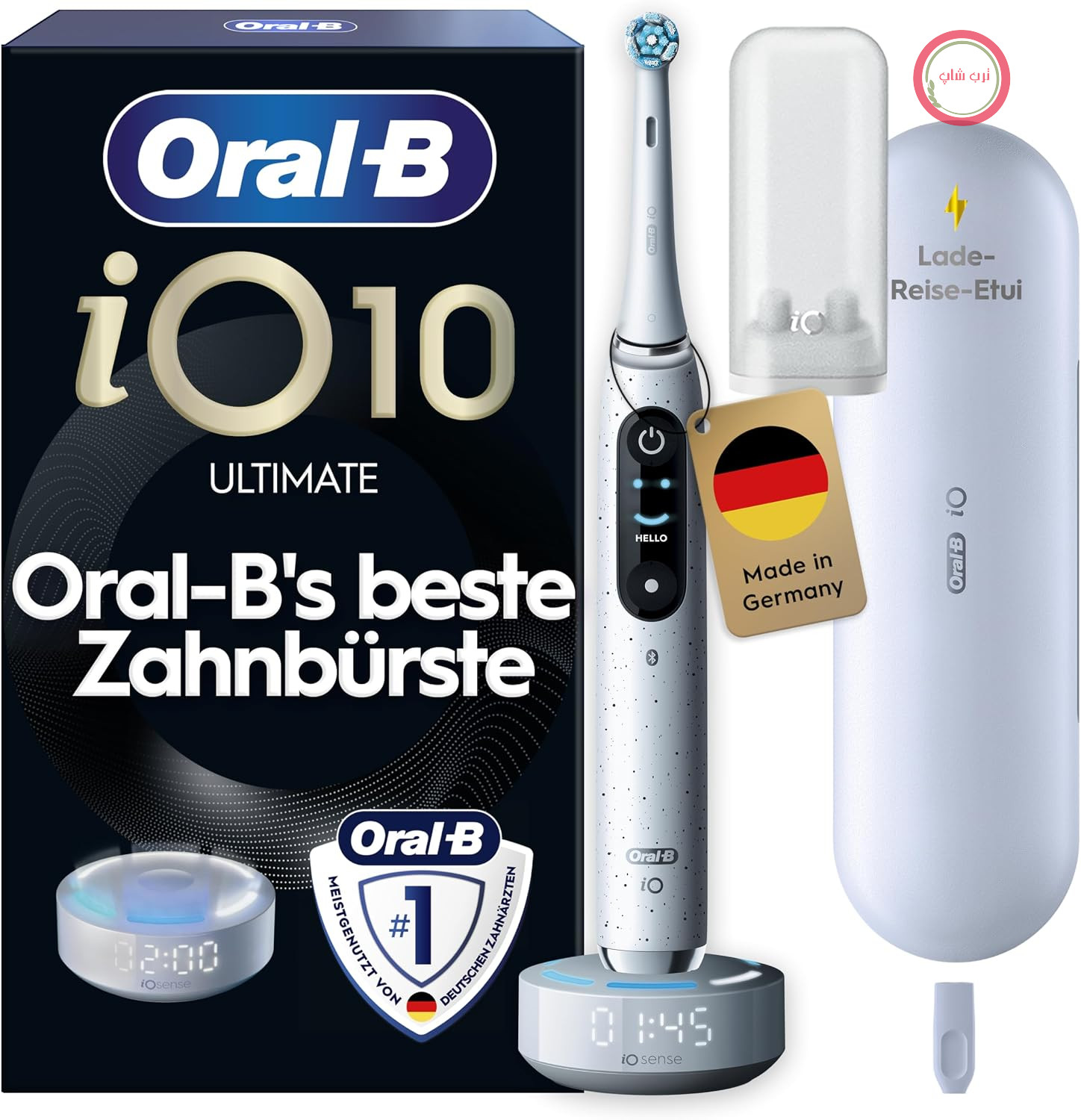 مسواک برقی اورال بی Oral-B سری iO 10، سفید