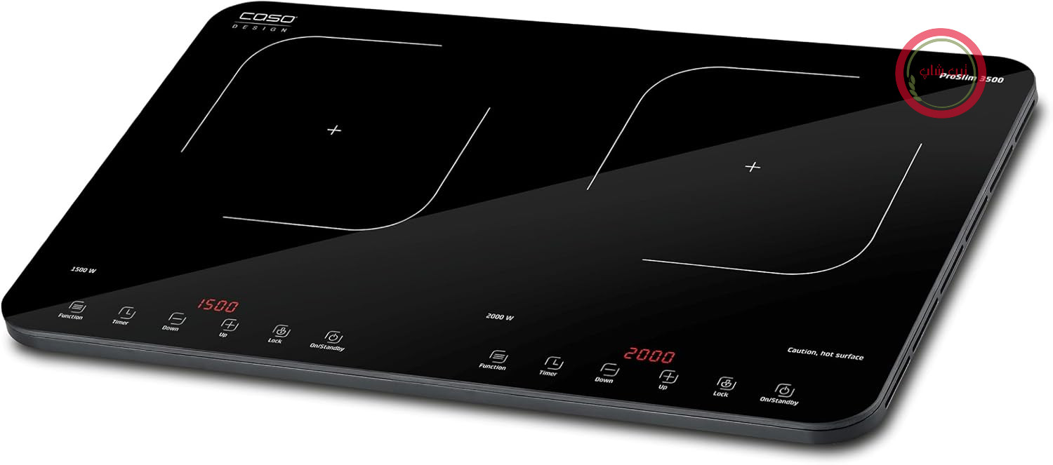 اجاق برقی دو شعله کاسو آلمان CASO ProSlim 3500 3500 وات فوق العاده باریک