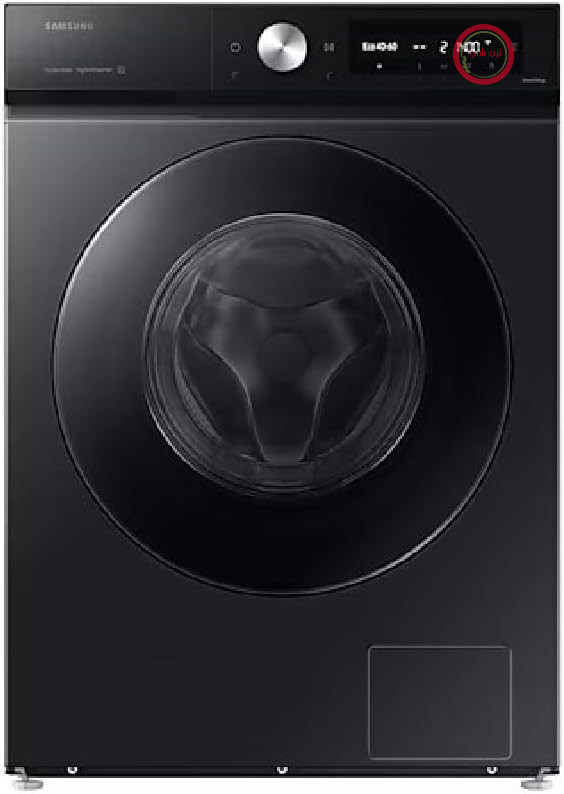ماشین لباسشویی سامسونگ WW90DB7U94GBU3 با ظرفیت 60 سانتی‌متر و وزن 9 کیلوگرم