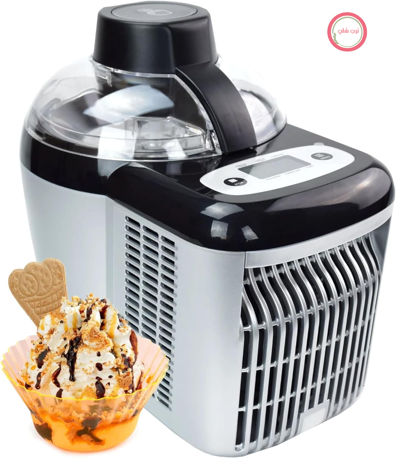 بستنی ساز سینتروکس آلمان Syntrox Germany مدل Jalis Frozen Yogurt & Milkshake، بستنی نرم خودتان را درست کنید، خوراکی‌های سرد آماده کنید، بستنی ساز با قابلیت پر کردن مجدد