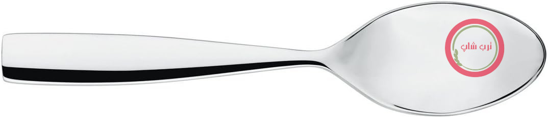 قاشق‌های غذاخوری روکش‌دار السی ایتالیا Alessi MW03/1 - استیل ضد زنگ 18/10، براق با تزئینات برجسته، 6 عددی