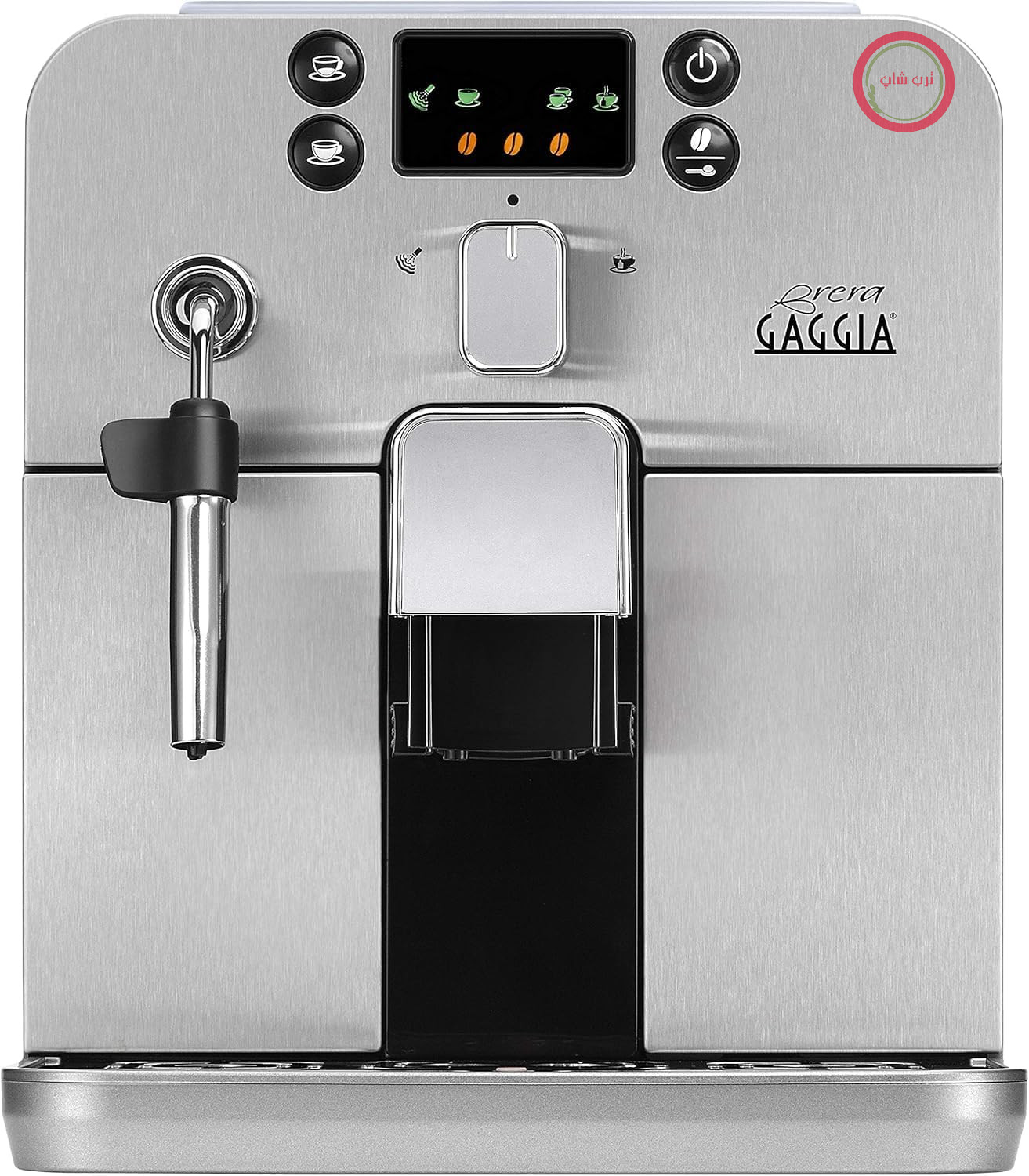 اسپرسو ساز تمام اتوماتیک گاگیا ایتالیا مدل Gaggia RI9305/01 بررا (نازل بخار) نقره‌ای