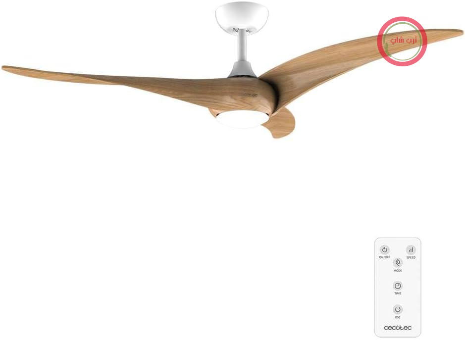 پنکه سقفی سکوتک اسپانیا Cecotec با چراغ Aero 5295 موتور 40 وات چراغ LED 15 وات
