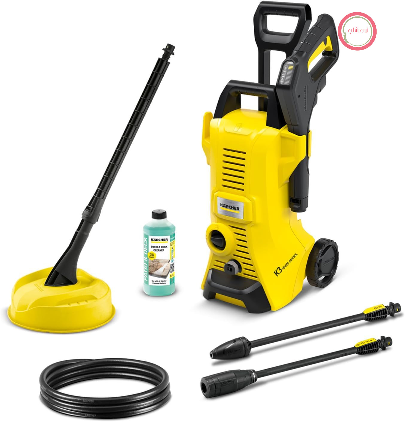 کارواش فشار قوی کرشر آلمان Kärcher K 3، پاور کنترل هوم، فشار 120 بار، دبی 380 لیتر در ساعت