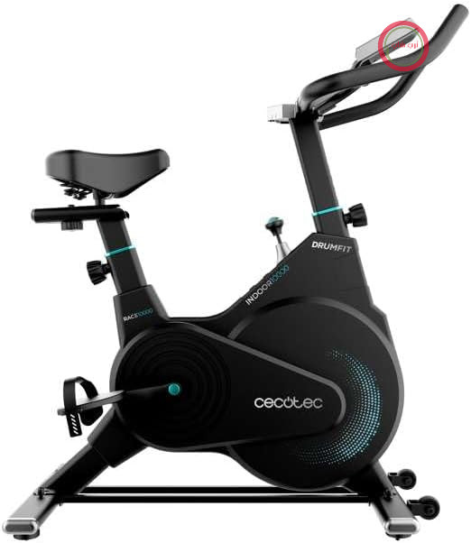 دوچرخه ثابت اسپینینگ سکوتک اسپانیا Cecotec DrumFit Indoor 10000 Race، چرخ طیار ۱۰کیلوگرمی، نمایشگر LCD و مقاومت اصطکاکی قابل تنظیم