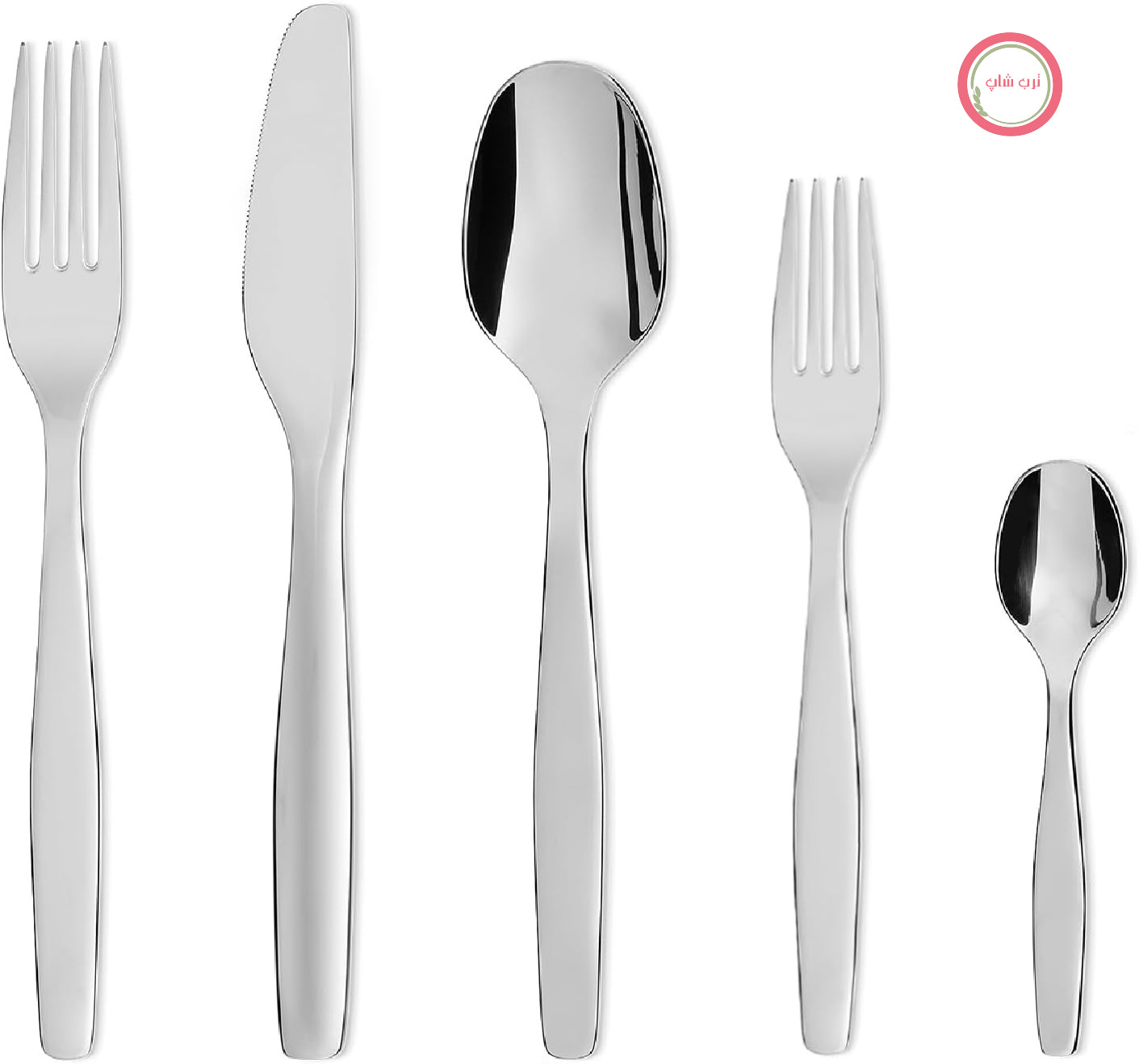 سرویس کارد و چنگال طرح‌دار السی ایتالیا Alessi Itsumo ANF06S5 از جنس استیل ضد زنگ 18/10، 5 تکه