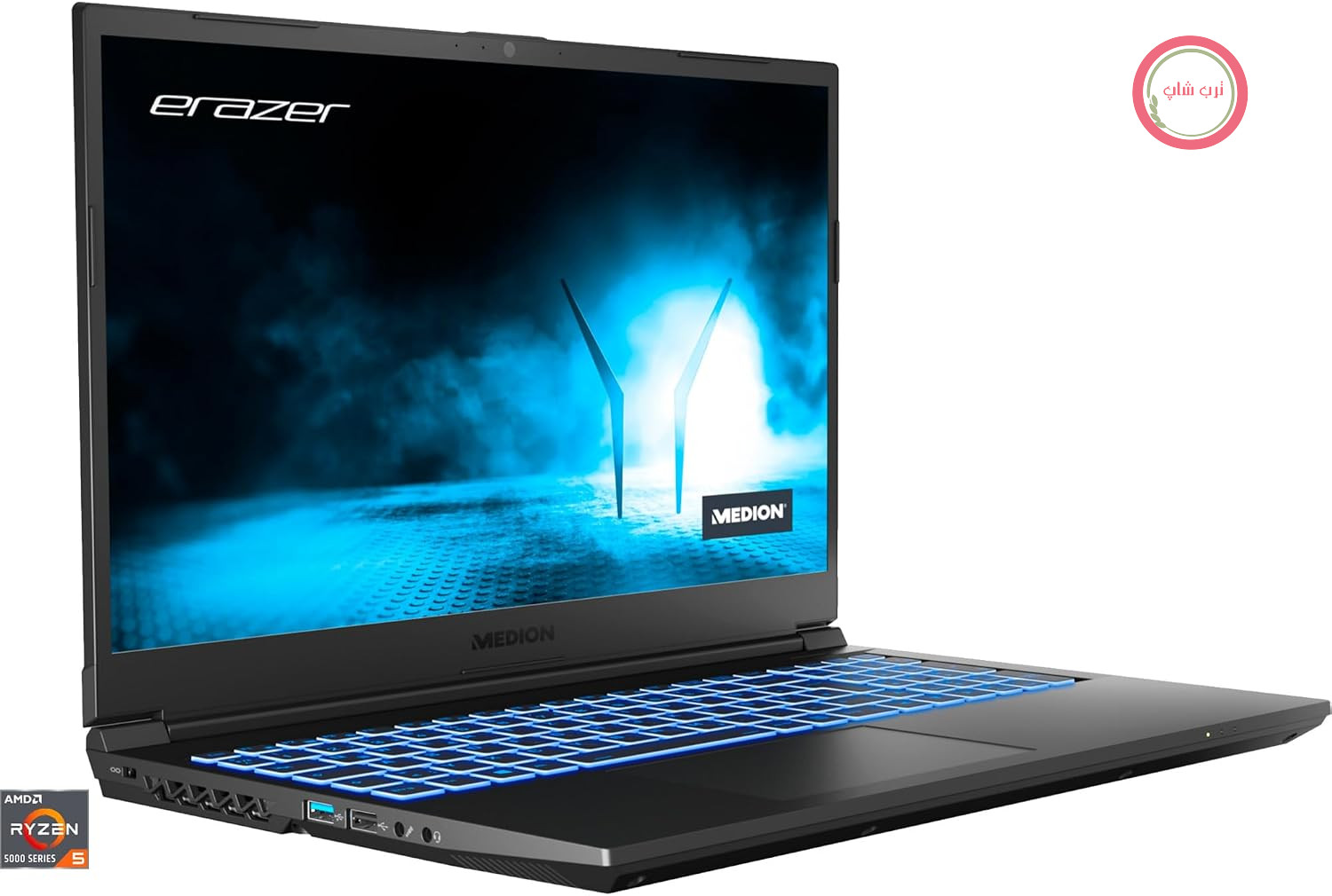 لپ‌تاپ گیمینگ ۱۵.۶ اینچ مدیون آلمان MEDION ERAZER Crawler E25 با Ryzen 5، رم 16GB و RTX 3050 Ti