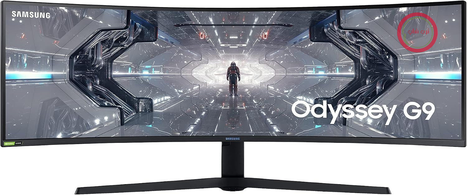 مانیتور گیمینگ منحنی سامسونگ اودیسه G9 مدل C49G94TSSP، ۴۹ اینچ، پنل VA، پنل QLED، وضوح DQHD، فناوری AMD FreeSync Premium Pro، سازگار با G-Sync، زمان پاسخ‌دهی ۱ میلی‌ثانیه، انحنای ۱۰۰۰R، نرخ نوسازی ۲۴۰ هرتز