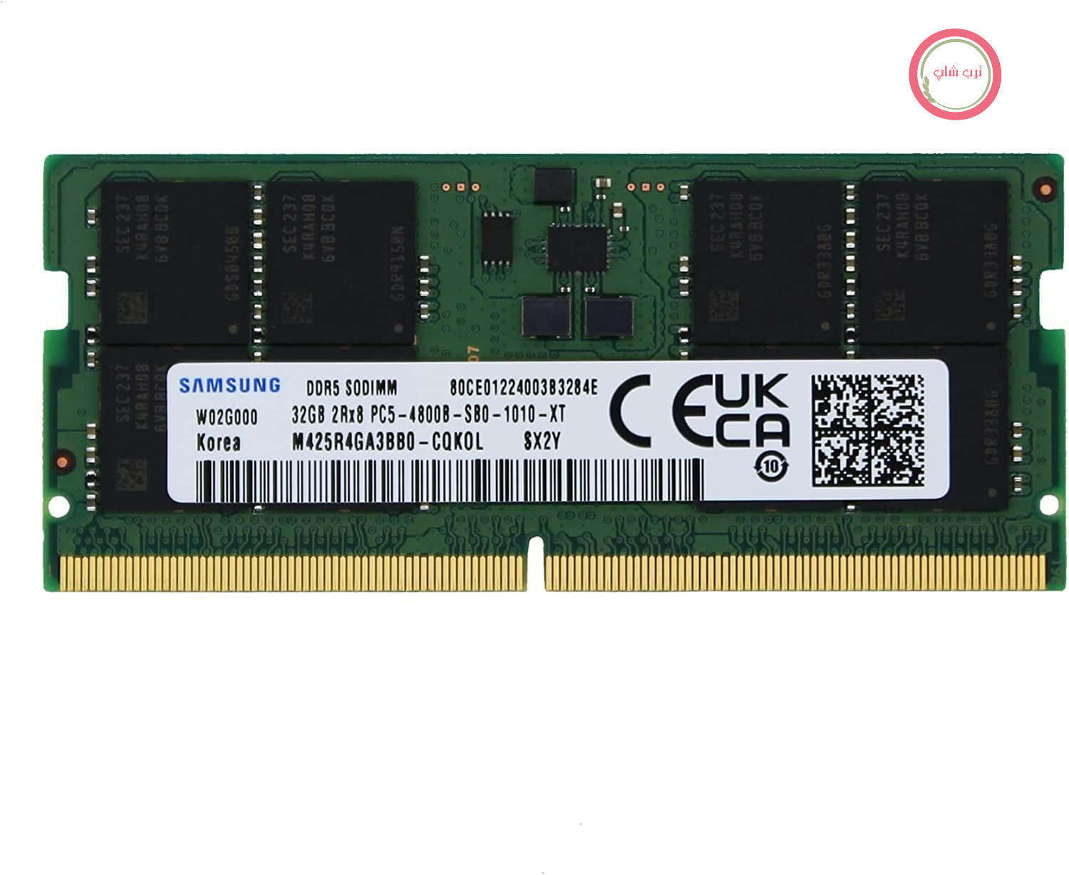 حافظه اورجینال سامسونگ M425R4GA3BB0-CQK - 32 گیگابایت - 1 عدد رم 32 گیگابایتی DDR5 - 4800 مگاهرتز - 262 پین SO-DIMM