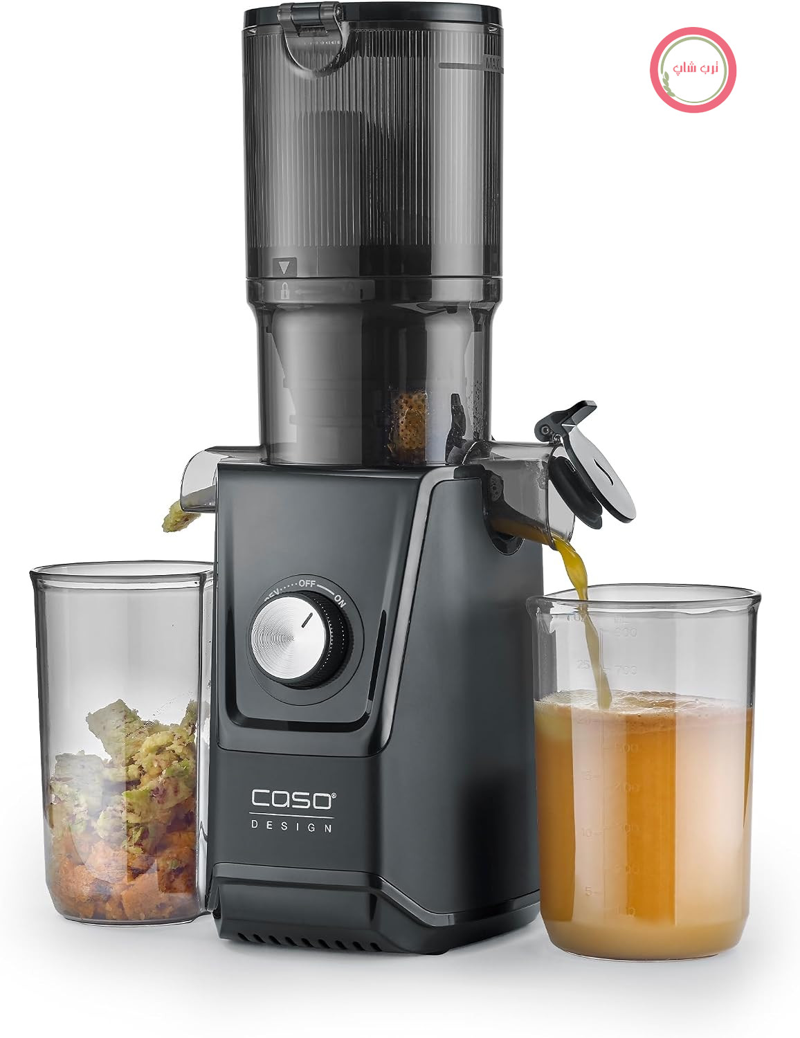 آبمیوه گیری آهسته کاسو آلمان CASO Juice Fit، سرعت 40دور در دقیقه و دهانه ورودی 105میلی‌متری