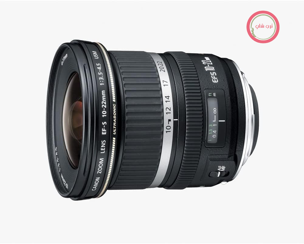 لنز دوربین کانن ژاپن EF-S 10-22mm F3.5-4.5 USM (با دهانه فیلتر 77 میلی‌متر) مشکی