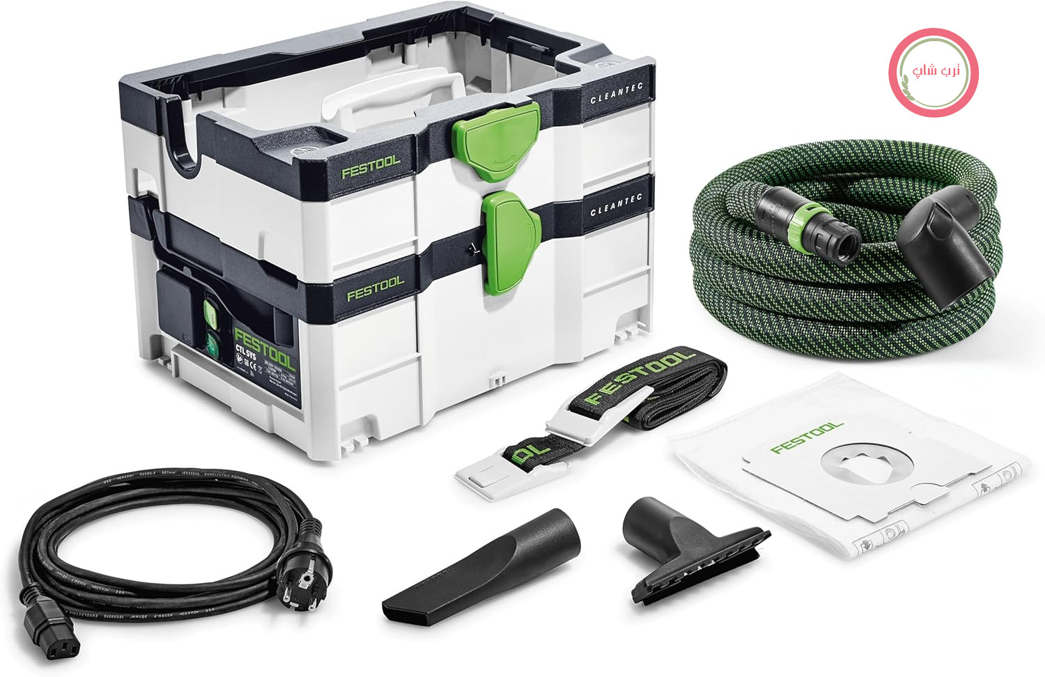 مکنده گرد و غبار سیار Festool CTL SYS CLEANTEC – گرد و غبار کلاس L، 1000 وات