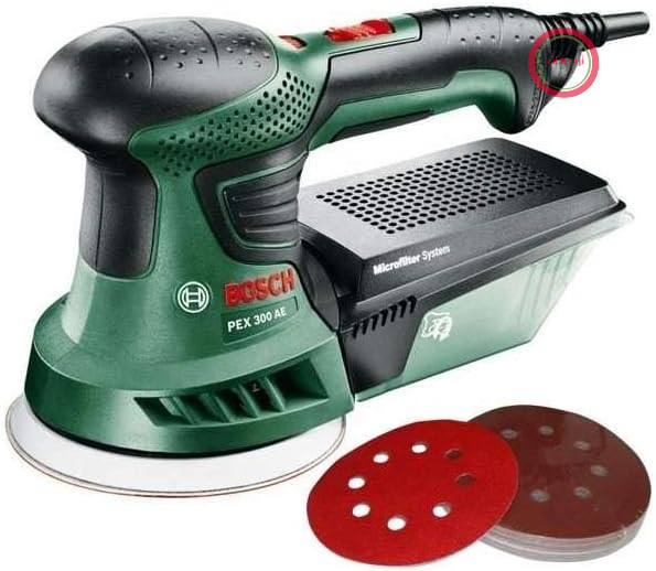 سنباده زن گرد چرخشی بوش آلمان Bosch مدل  PEX 300 AE 270 وات در جعبه