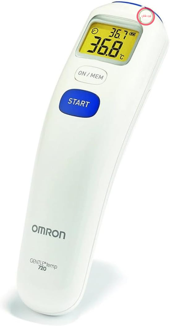 دماسنج دیجیتال بدون تماس امرون ژاپن OMRON Gentle Temp 720 برای نوزادان، کودکان و بزرگسالان با حافظه، دقت اندازه‌گیری "خوب" طبق Stiftung Warentest 09/2021