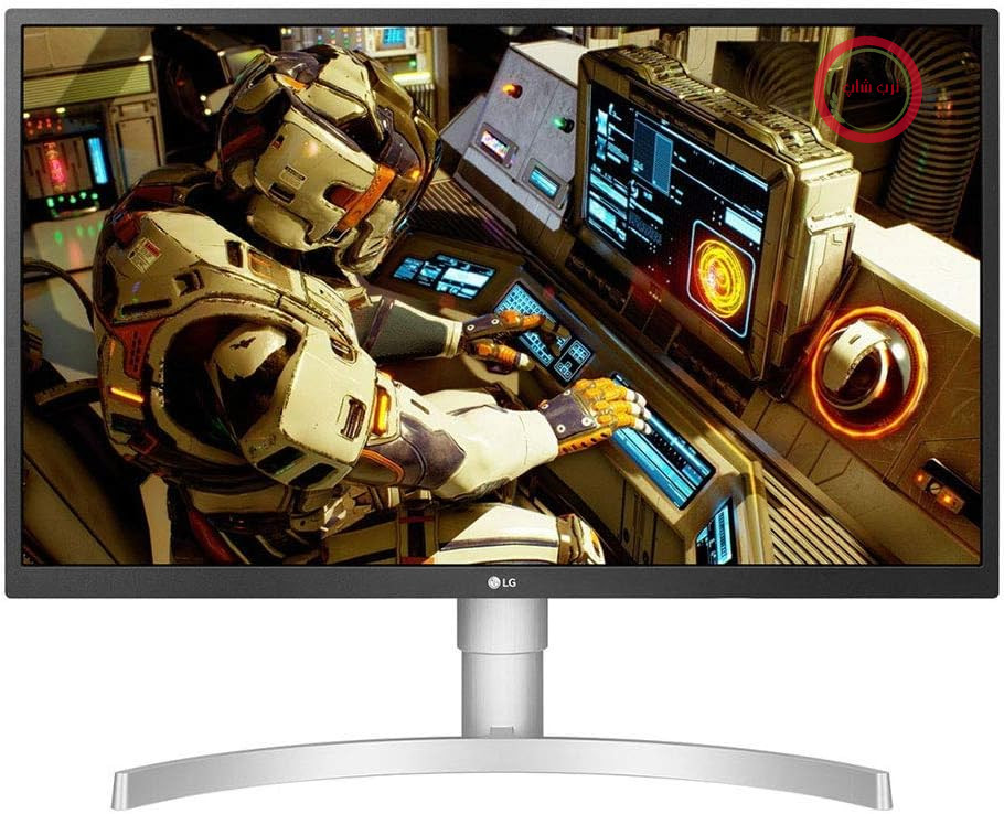 مانیتور ال‌جی LG 27UL550-W با ابعاد 68.58 سانتی‌متر (27 اینچ) و وضوح تصویر UHD 4K و پنل IPS (AMD Radeon FreeSync، حالت DAS، 98% sRGB)، مشکی و سفید