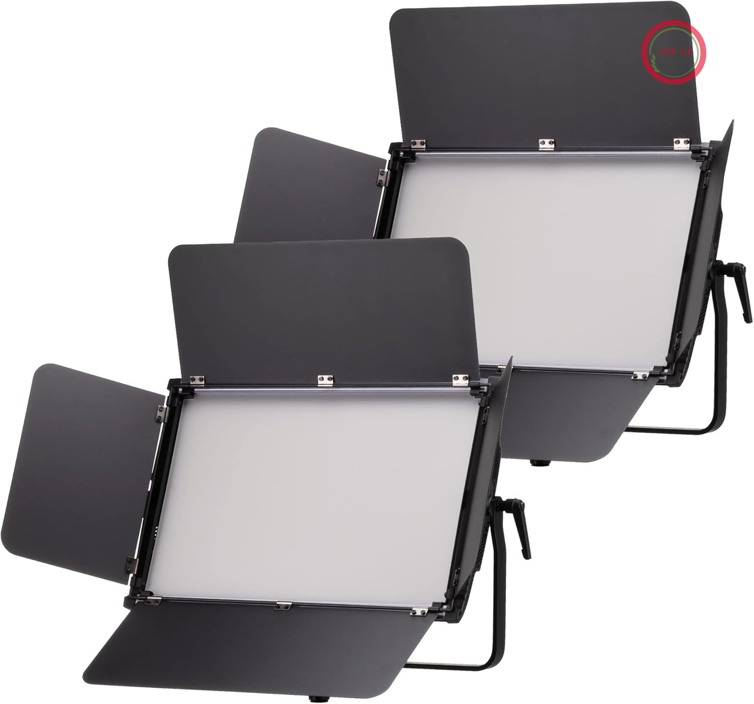 کیت دوتایی Bresser BR S150B PRO با ۲ پنل LED دو رنگ، هر کدام ۱۵۰ وات | ۲ پنل LED، هر کدام ۱۵۰۰۰ لومن، ۳۲۰۰ تا ۵۶۰۰ کلوین، CRI بالای ۹۵، قابلیت تنظیم نور از ۱۰ تا ۱۰۰ درصد، DMX، کنترل از راه دور، کیف حمل