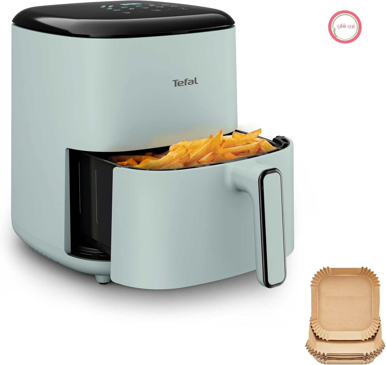سرخ کن تفال مدل Easy Fry Pop Air Fry، ظرفیت 5 لیتر، 10 برنامه اتوماتیک، تمیز کردن آسان، مجموعه مدرن، شامل کاغذ پخت، اکالیپتوس، EY2454E0