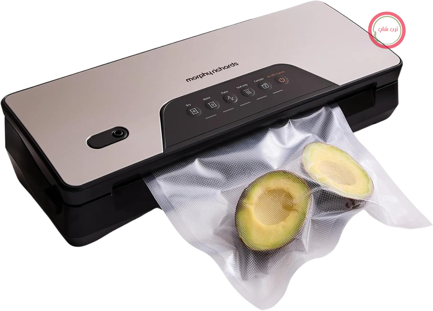 دستگاه سیل وکیوم بی‌سیم مورفی ریچاردز انگلستان Morphy Richards دستگاه سیل سریع و فشرده، ۵ برنامه، حالت‌های غذای خشک و مرطوب، مکش پالسی، برش داخلی، محفظه نگهداری رول کیسه