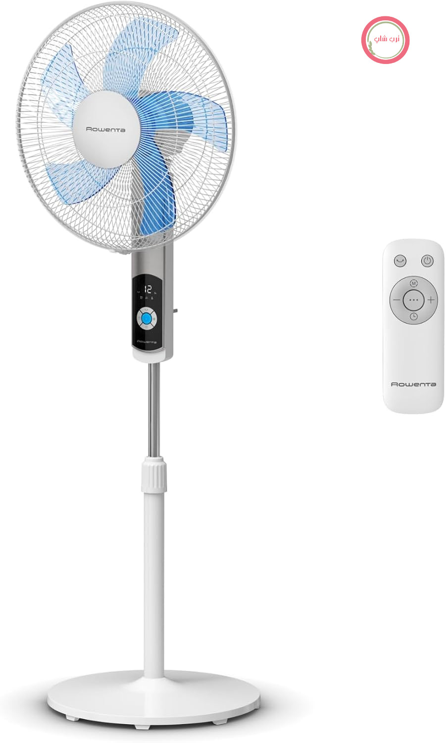 پنکه پایه دار روونتا آلمان Rowenta Turbo Silence، 35 دسی بل (A)، 12 سرعته