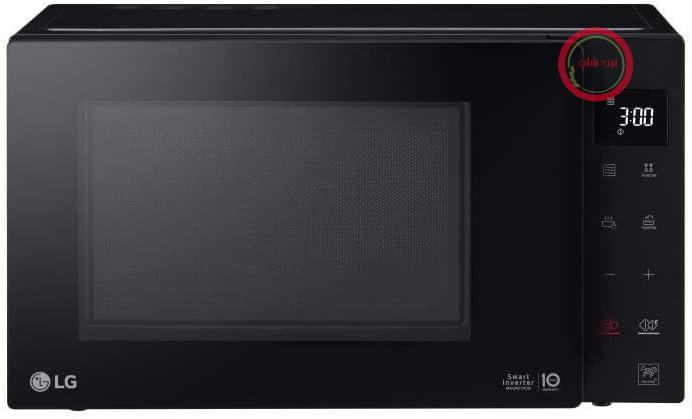 مایکروویو ال جی سولو ۳۲ لیتری ۱۲۰۰ وات مشکی MS3235GIB