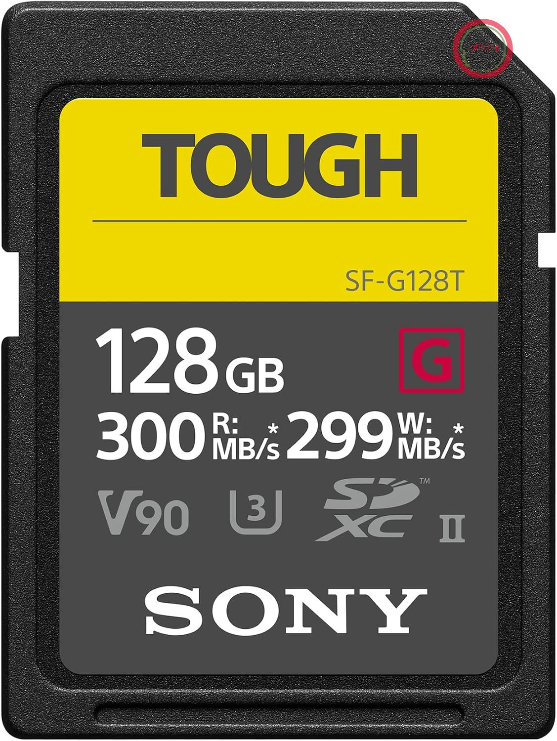 کارت حافظه SD سونی SF-G128T (128 گیگابایت، UHS-II، SD Tough، سری G)