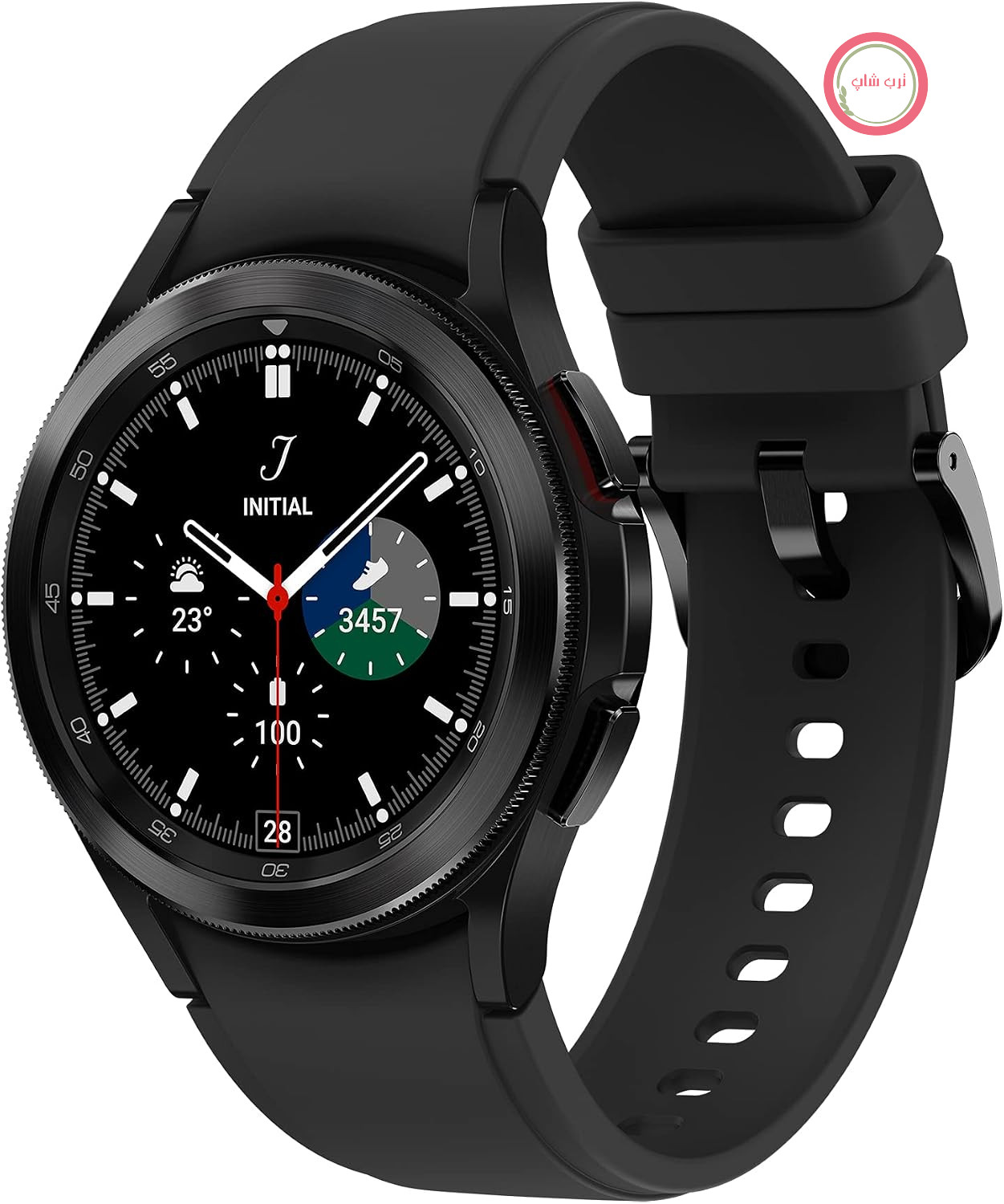 سامسونگ گلکسی واچ ۴ کلاسیک، ساعت هوشمند بلوتوث گرد، سیستم عامل Wear OS، قاب چرخان، ساعت تناسب اندام، ردیاب تناسب اندام، ۴۲ میلی‌متر، مشکی شامل ۳۶ ماه گارانتی سازنده [منحصراً در آمازون]