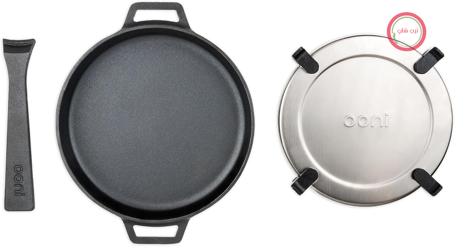 ماهیتابه چدنی اونی – ماهیتابه چدنی – ماهیتابه گریل ساخته شده از ۱۰۰٪ چدن – ماهیتابه چدنی – ماهیتابه گریل برای گوشت، ماهی، سبزیجات و موارد دیگر – سطح پخت ۲۳ سانتی‌متر