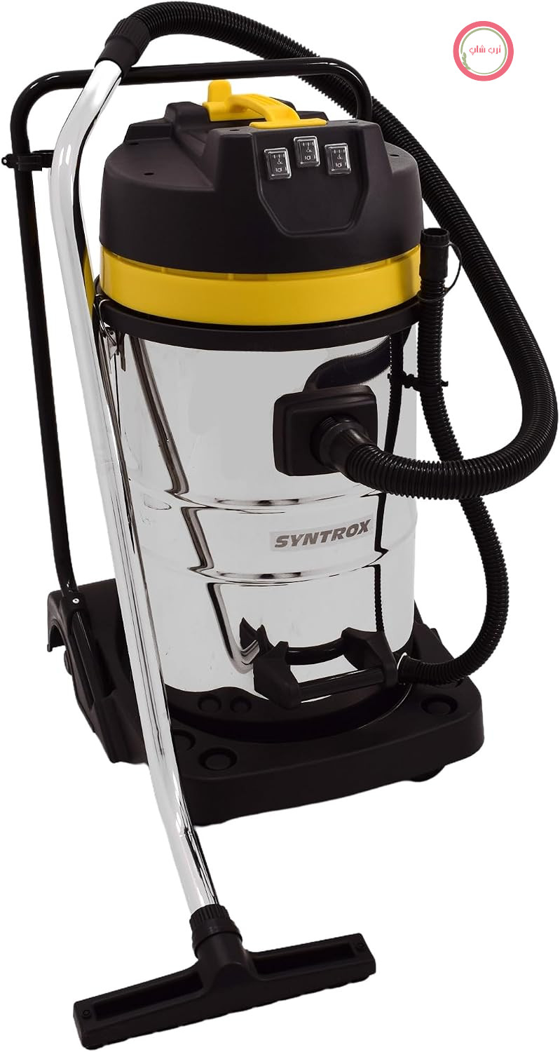 جاروبرقی صنعتی سینتروکس آلمان Syntrox قدرت ۳۹۰۰ وات ۸۰ لیتری، جاروبرقی صنعتی استیل ضد زنگ، جاروبرقی خشک و تر