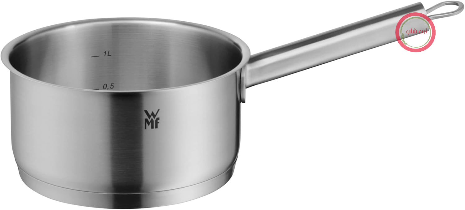 قابلمه WMF Comfort Line 16 سانتی‌متر بدون درب، قابلمه کوچک 1.4 لیتر، قابلمه کوچک، قابلمه پاستا، قابلمه شیر، استیل ضد زنگ مات کرومارگان القایی، ترازو، قابل چیدن روی هم، بدون روکش