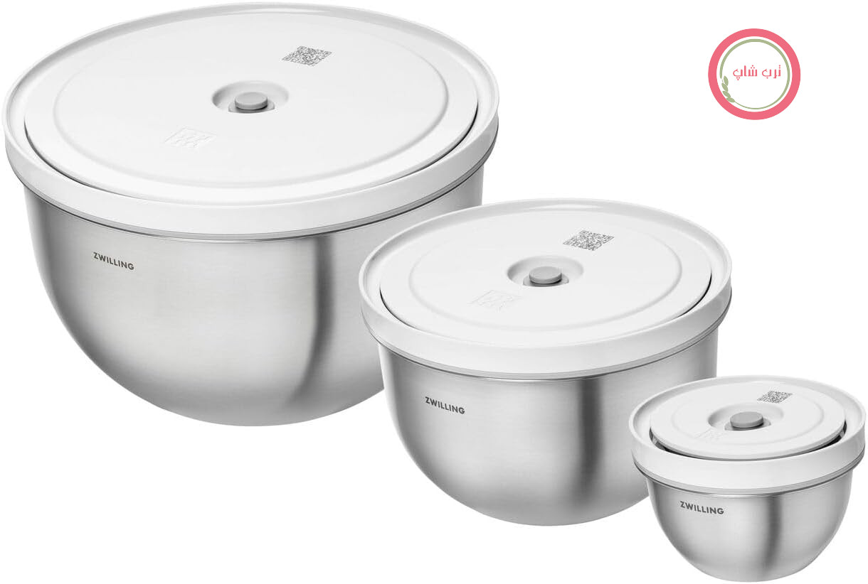 سرویس کاسه ضدعفونی زولینگ آلمان ZWILLING Fresh Save در 6 تکه - ابعاد سانت .18.24.12 سانتی متر استیل ضد زنگ