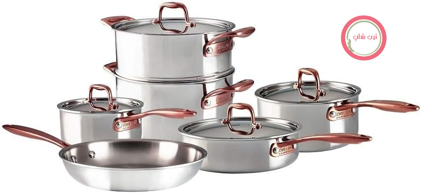 ست کامل ظروف آشپزی و پخت کیچن - شامل 10 قطعه - برند ZWILLING - استیل ضد زنگ