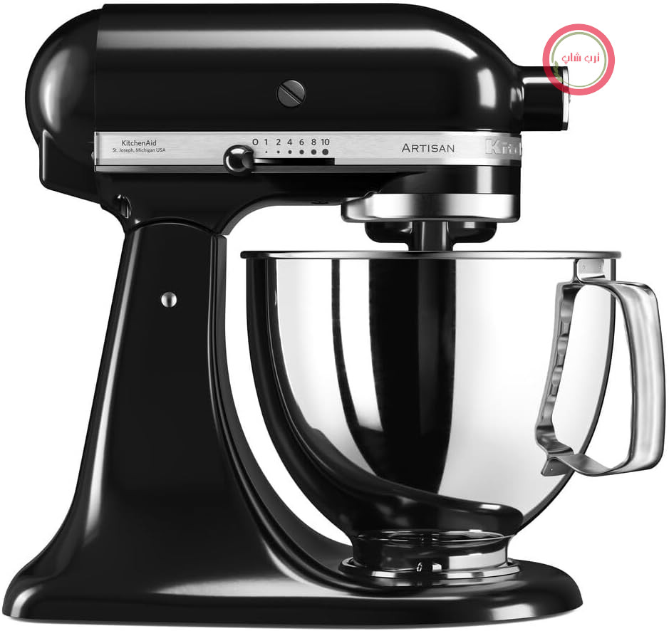 ماشین آشپزخانه KitchenAid - هنرپیشه - پروسسر مواد غذایی قابل پوشیدن - ماشین خمینی با 3 لوازم جانبی و کاسه ای از فولاد معدنی - 4.8 لیتر - Onyx سیاه