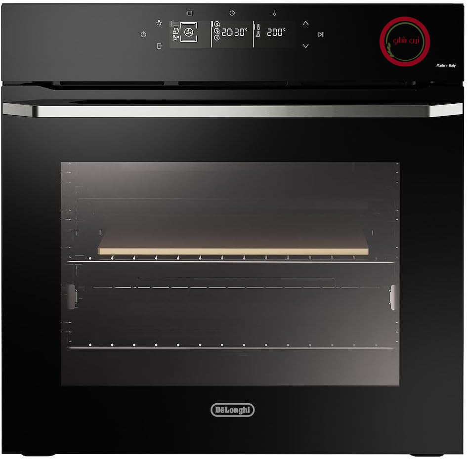 فر برقی De'Longhi NSM 17 NL XDG، 60 سانتی‌متر، 17 عملکرد، فن هیتر، 74 لیتر، بخارپز، گریل برقی، هیدرولیتیک، وای‌فای، مشکی، رده انرژی A