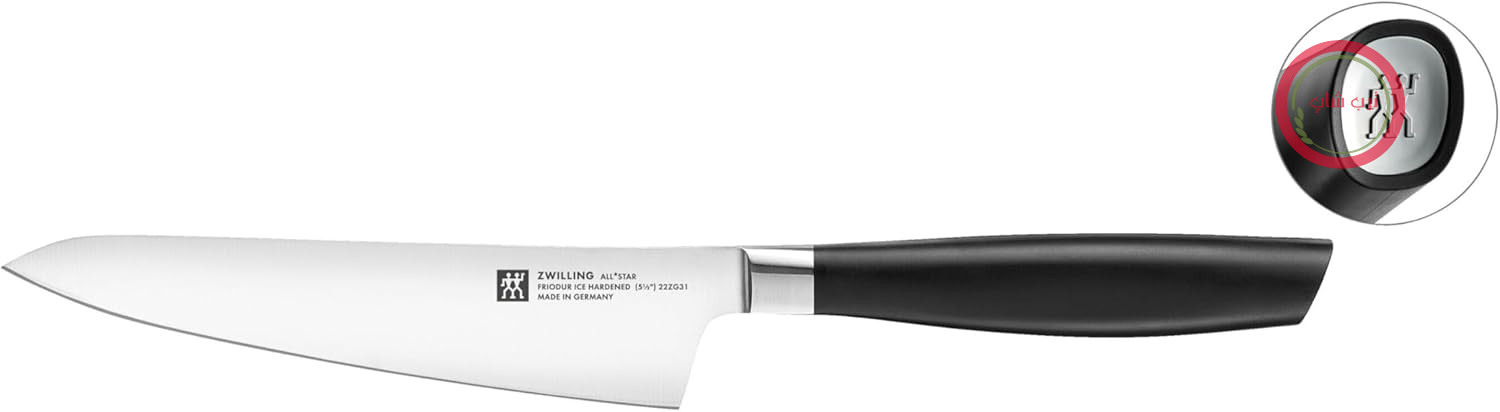چاقوی آشپزی چندکاره ZWILLING All * Star - 14 سانتی‌متری - استیل نقره‌ای