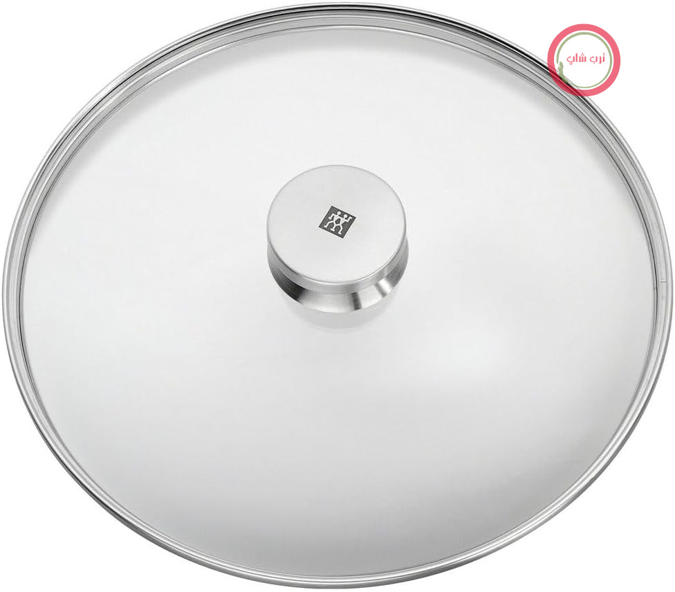 ظرف درب شیشه‌ای ZWILLING مدل Twin Specials - ۲۸ سانتی‌متر - جنس شیشه و استیل ضد زنگ - رنگ نقره‌ای