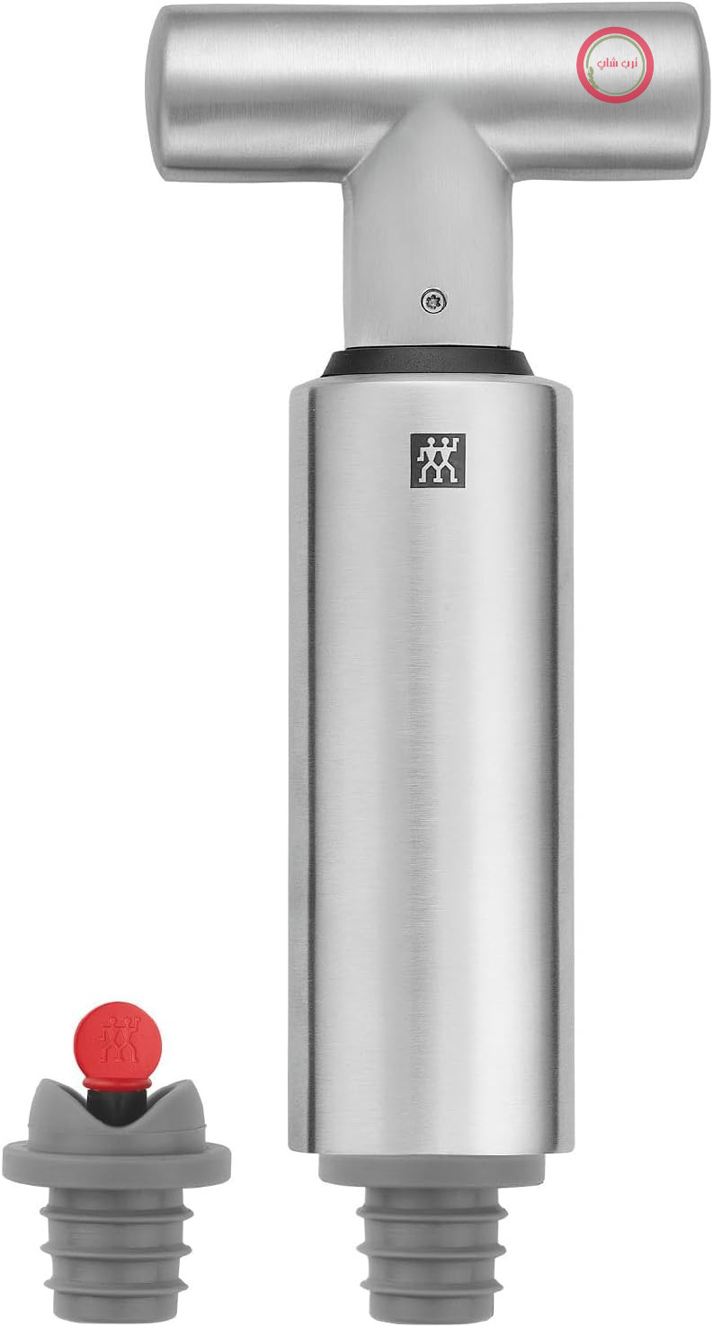 پمپ شراب ZWILLING Sommelier - 19 سانتی متر - استیل ضد زنگ - نقره‌ای مات