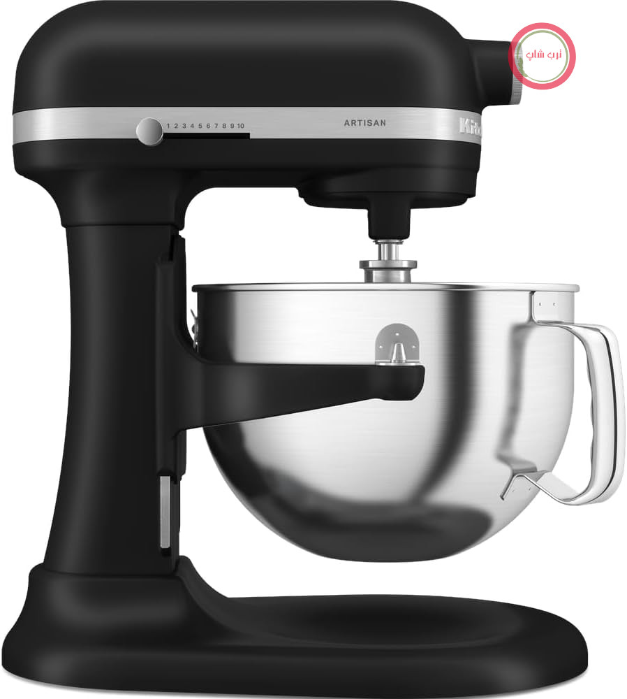 ماشین آشپزخانه KitchenAid - هنرپیشه - ربات های متعدد آشپزی با لیفتر کاسه - دارای 5 لوازم جانبی - 5,6L - مات سیاه