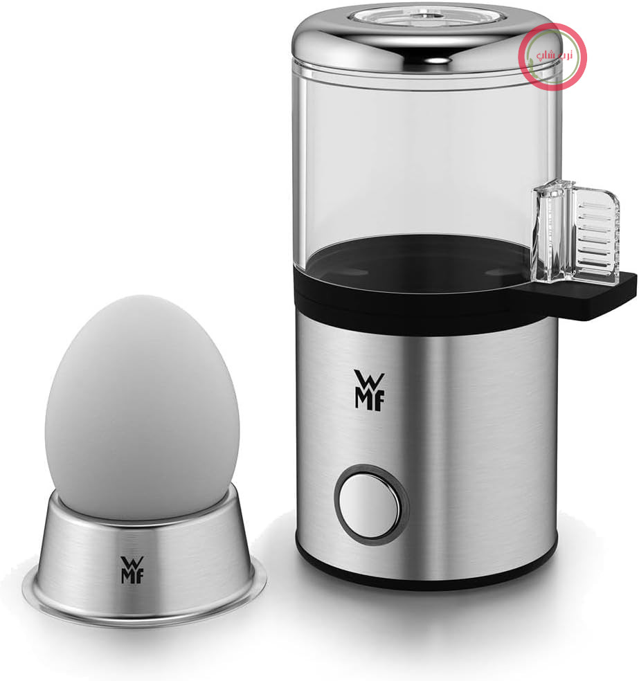 پلوپز تک تخم مرغی WMF KITCHENminis، با ظرف مخصوص تخم مرغ، روکش کرومارگان مات، کم جا، با تنظیمات سختی، ۵۶ وات