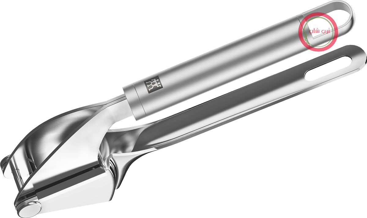 پرس جو دو تکه ZWILLING Pro - جنس استیل ضد زنگ - طول 20 سانتی متر - دسته ارگونومیک - نقره‌ای