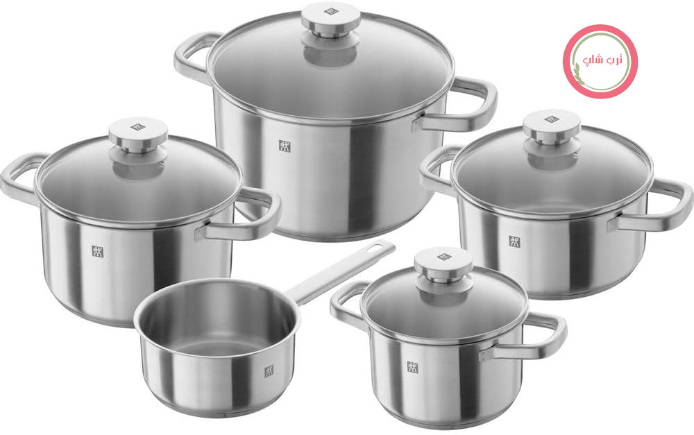 ست قابلمه ZWILLING Joy - 5 تکه - با 4 درب - مناسب برای استیل ضد زنگ - ضد زنگ
